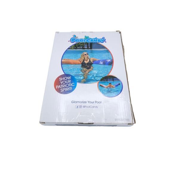 Pool Candy inflatable Stars and Stripes Super Pool Noodle - Picture 3 of 4